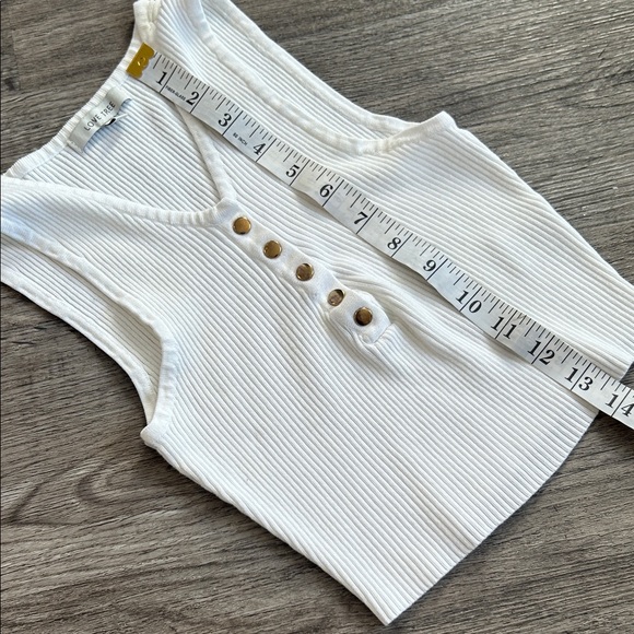 Cutest Ribbed button down Tank by Love Tree - Picture 6 of 8